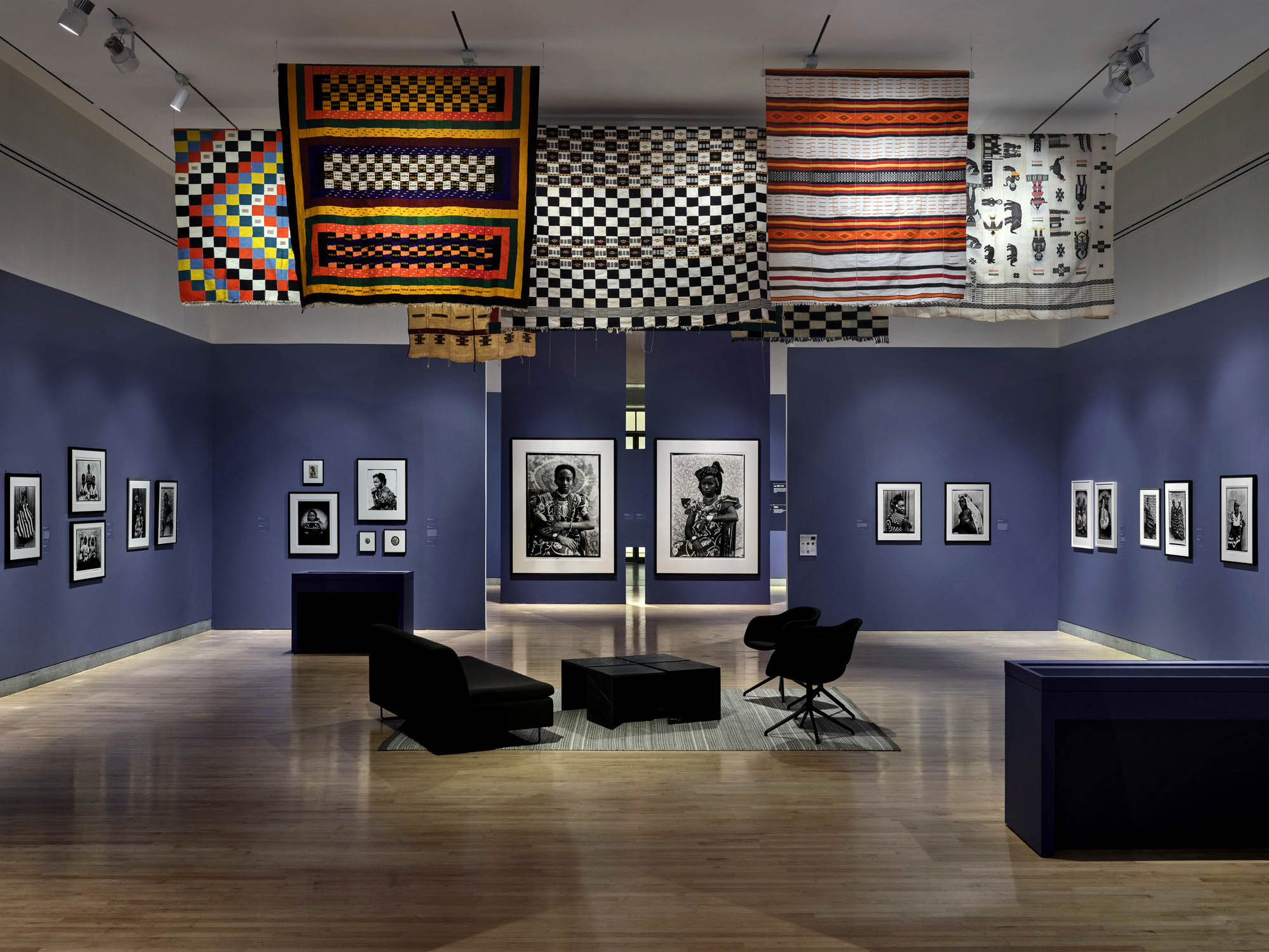 Installation view of the exhibition 'Seydou Keïta: A Tactile Lens' at the Brooklyn Museum, New York, October 2025 - May 2026 Installation view of the exhibition 'Seydou Keïta: A Tactile Lens' at the Brooklyn Museum, New York, October 2025 - May 2026