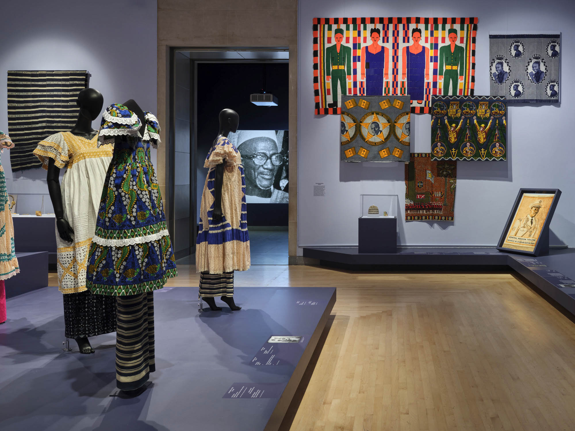 Installation view of the exhibition 'Seydou Keïta: A Tactile Lens' at the Brooklyn Museum, New York, October 2025 - May 2026 Installation view of the exhibition 'Seydou Keïta: A Tactile Lens' at the Brooklyn Museum, New York, October 2025 - May 2026