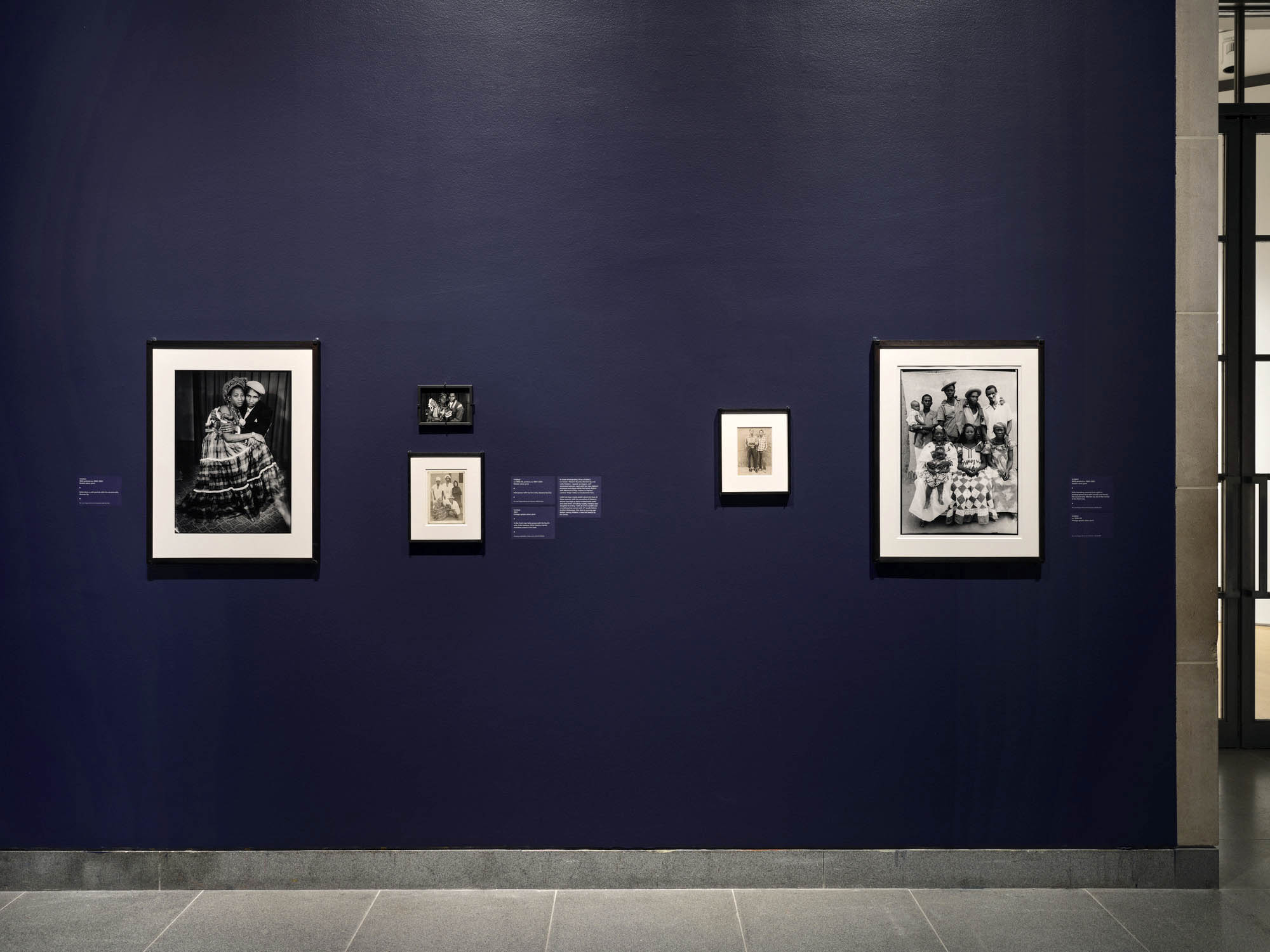 Installation view of the exhibition 'Seydou Keïta: A Tactile Lens' at the Brooklyn Museum, New York, October 2025 - May 2026 Installation view of the exhibition 'Seydou Keïta: A Tactile Lens' at the Brooklyn Museum, New York, October 2025 - May 2026