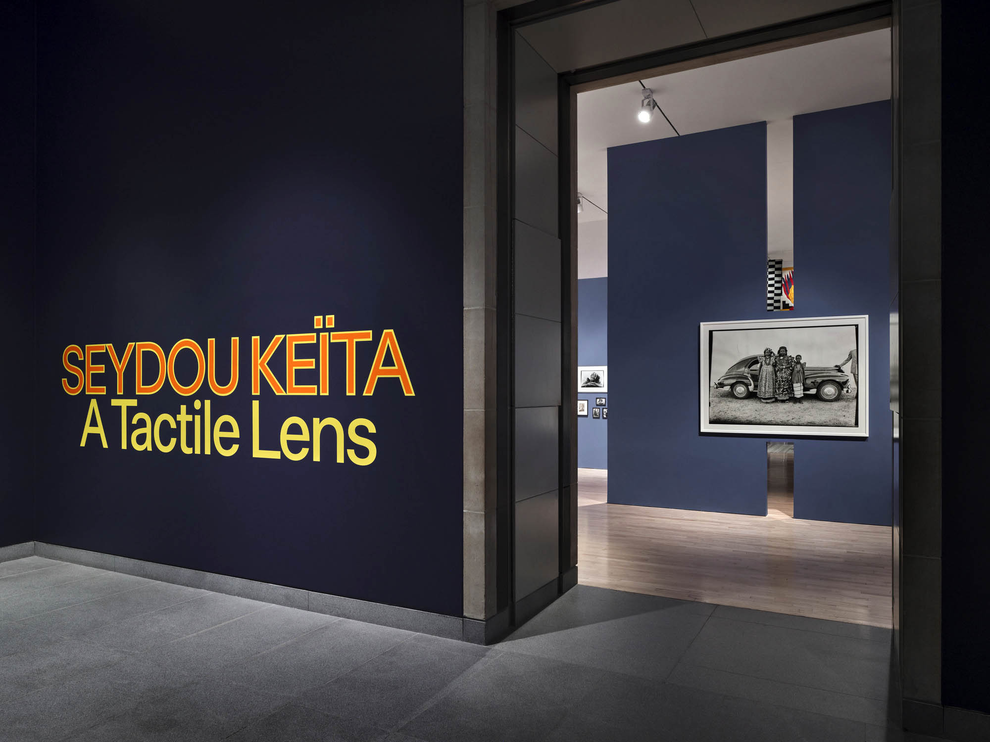 Installation view of the exhibition 'Seydou Keïta: A Tactile Lens' at the Brooklyn Museum, New York, October 2025 - May 2026 Installation view of the exhibition 'Seydou Keïta: A Tactile Lens' at the Brooklyn Museum, New York, October 2025 - May 2026
