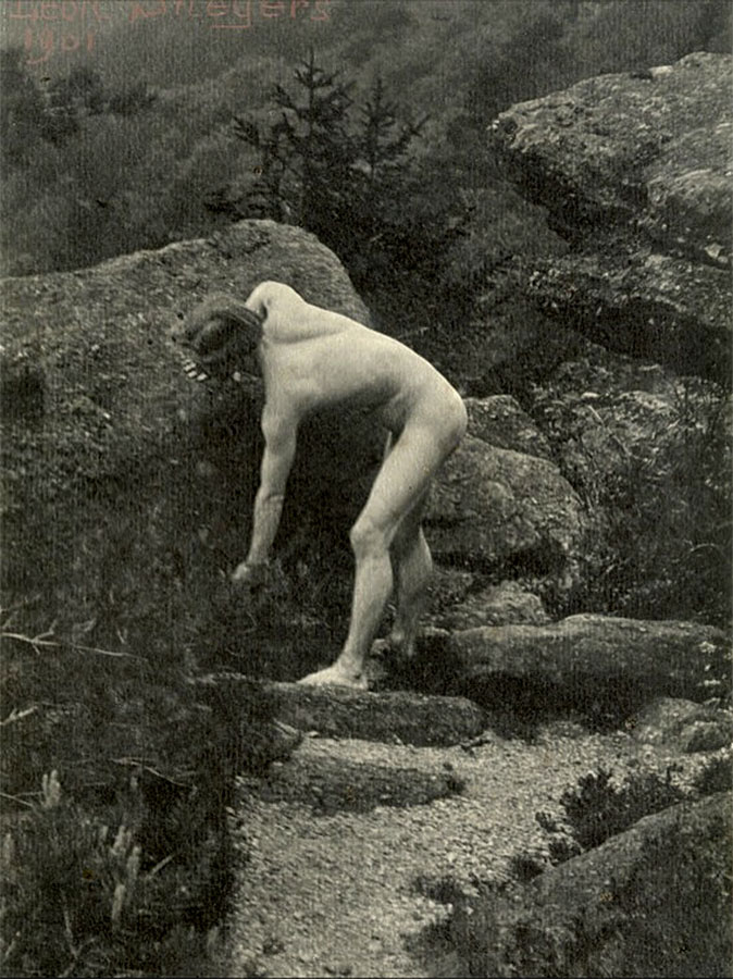 Léon Sneyers (Belgian, 1877-1949) 'L'Effort' 1901