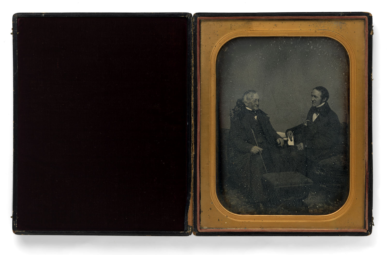 Southworth & Hawes (active 1843-1862) Albert Sands Southworth (American, 1811-1894) Josiah Johnson Hawes (American, 1808-1901) 'Isaac P. Davis, 7 Oct 1771 - 13 Jan 1855 and William Hickling Prescott, 4 May 1796 - 28 Jan 1859' c. 1850 Southworth & Hawes (active 1843-1862) Albert Sands Southworth (American, 1811-1894) Josiah Johnson Hawes (American, 1808-1901) 'Isaac P. Davis, 7 Oct 1771 - 13 Jan 1855 and William Hickling Prescott, 4 May 1796 - 28 Jan 1859' c. 1850