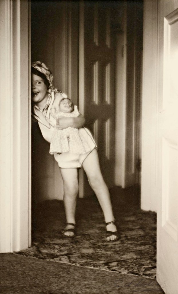 Ruth Hollick (Australian, 1883-1977) 'No title (Young girl holding a doll)' 1920s