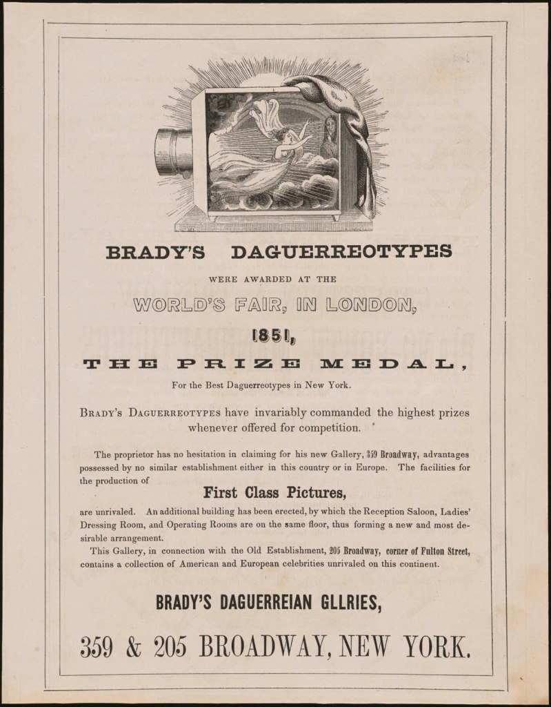 Unidentified Artist. 'Brady's Daguerreotypes' 1854 Unidentified Artist. 'Brady's Daguerreotypes' 1854