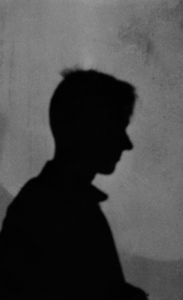 Walker Evans (American, 1903-1975) '[Shadow Self-portrait, Juan-les-Pins, France]' 1927 from the exhibition 'Walker Evans. Now and Then' at Fundación Mapfre, Barcelona, February - May, 2026