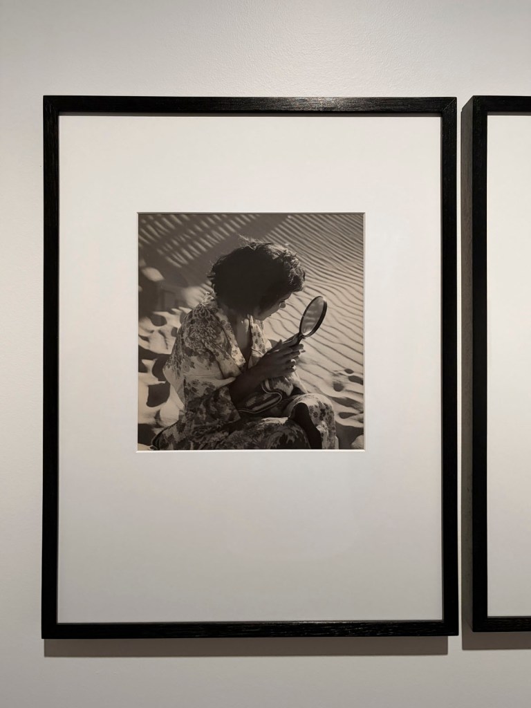 Olive Cotton (Australian, 1911-2003) 'Girl with mirror' 1938 (installation view) Olive Cotton (Australian, 1911-2003) 'Girl with mirror' 1938 (installation view)