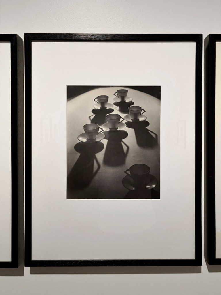 Olive Cotton (Australian, 1911-2003) 'Teacup ballet' 1935, printed 1992 (installation view) Olive Cotton (Australian, 1911-2003) 'Teacup ballet' 1935, printed 1992 (installation view)