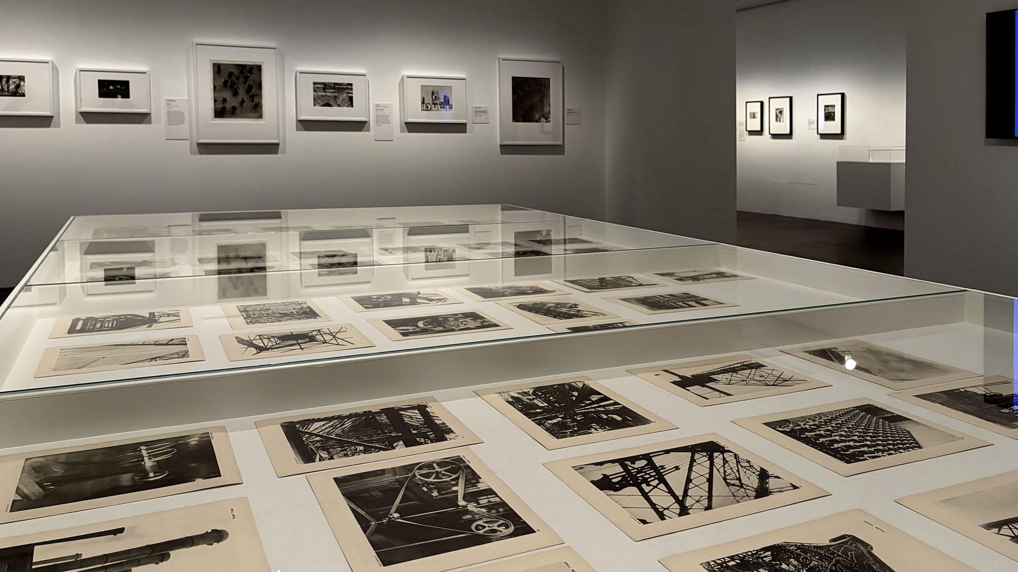 Installation view of the exhibition 'Women Photographers 1900-1975: A Legacy of Light' at NGV International, Melbourne, November 2025 - May 2026 showing in the foreground, Germaine Krull's portfolio 'Métal' 1928 Installation view of the exhibition 'Women Photographers 1900-1975: A Legacy of Light' at NGV International, Melbourne, November 2025 - May 2026 showing in the foreground, Germaine Krull's portfolio 'Métal' 1928