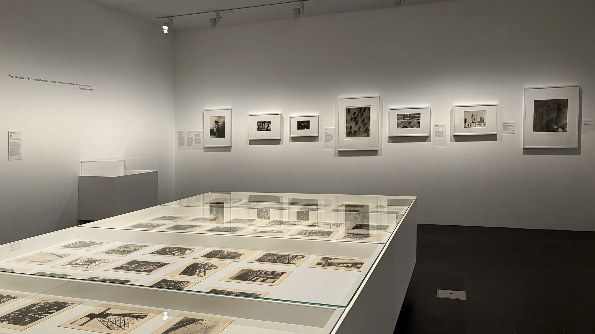 Installation view of the exhibition 'Women Photographers 1900-1975: A Legacy of Light' at NGV International, Melbourne, November 2025 - May 2026 showing in the foreground, Germaine Krull's portfolio 'Métal' 1928 Installation view of the exhibition 'Women Photographers 1900-1975: A Legacy of Light' at NGV International, Melbourne, November 2025 - May 2026 showing in the foreground, Germaine Krull's portfolio 'Métal' 1928
