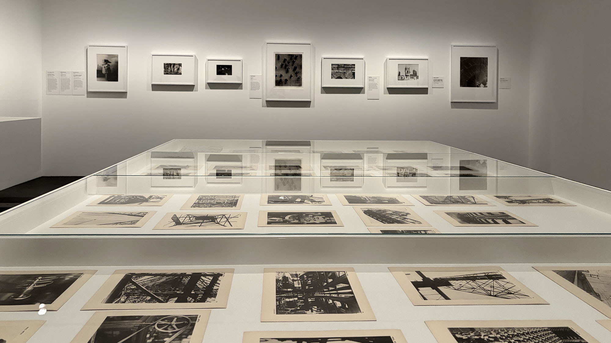 Installation view of the exhibition 'Women Photographers 1900-1975: A Legacy of Light' at NGV International, Melbourne, November 2025 - May 2026 showing in the foreground, Germaine Krull's portfolio 'Métal' 1928 Installation view of the exhibition 'Women Photographers 1900-1975: A Legacy of Light' at NGV International, Melbourne, November 2025 - May 2026 showing in the foreground, Germaine Krull's portfolio 'Métal' 1928