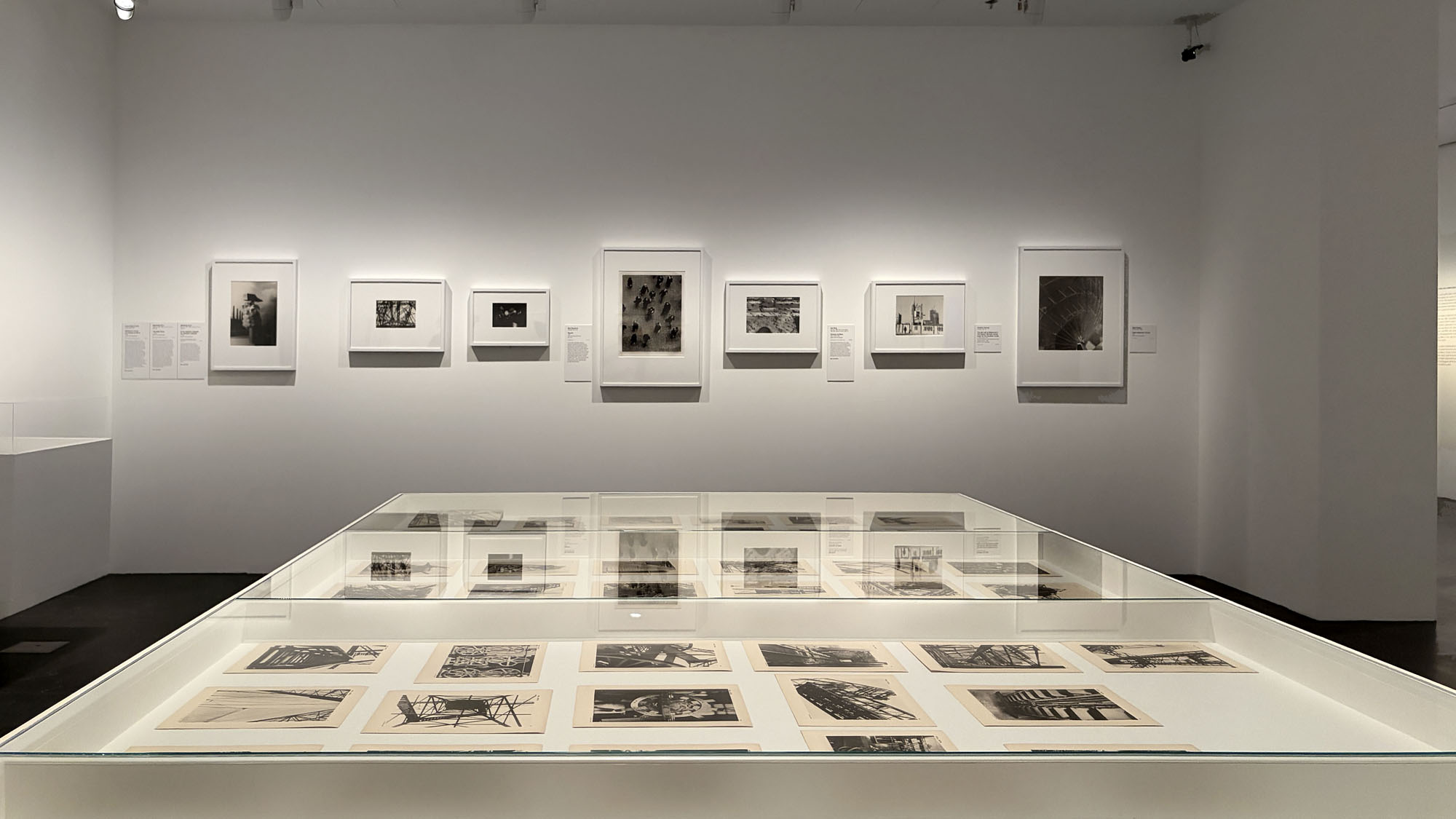 Installation view of the exhibition 'Women Photographers 1900-1975: A Legacy of Light' at NGV International, Melbourne, November 2025 - May 2026 showing in the foreground, Germaine Krull's portfolio 'Métal' 1928 Installation view of the exhibition 'Women Photographers 1900-1975: A Legacy of Light' at NGV International, Melbourne, November 2025 - May 2026 showing in the foreground, Germaine Krull's portfolio 'Métal' 1928