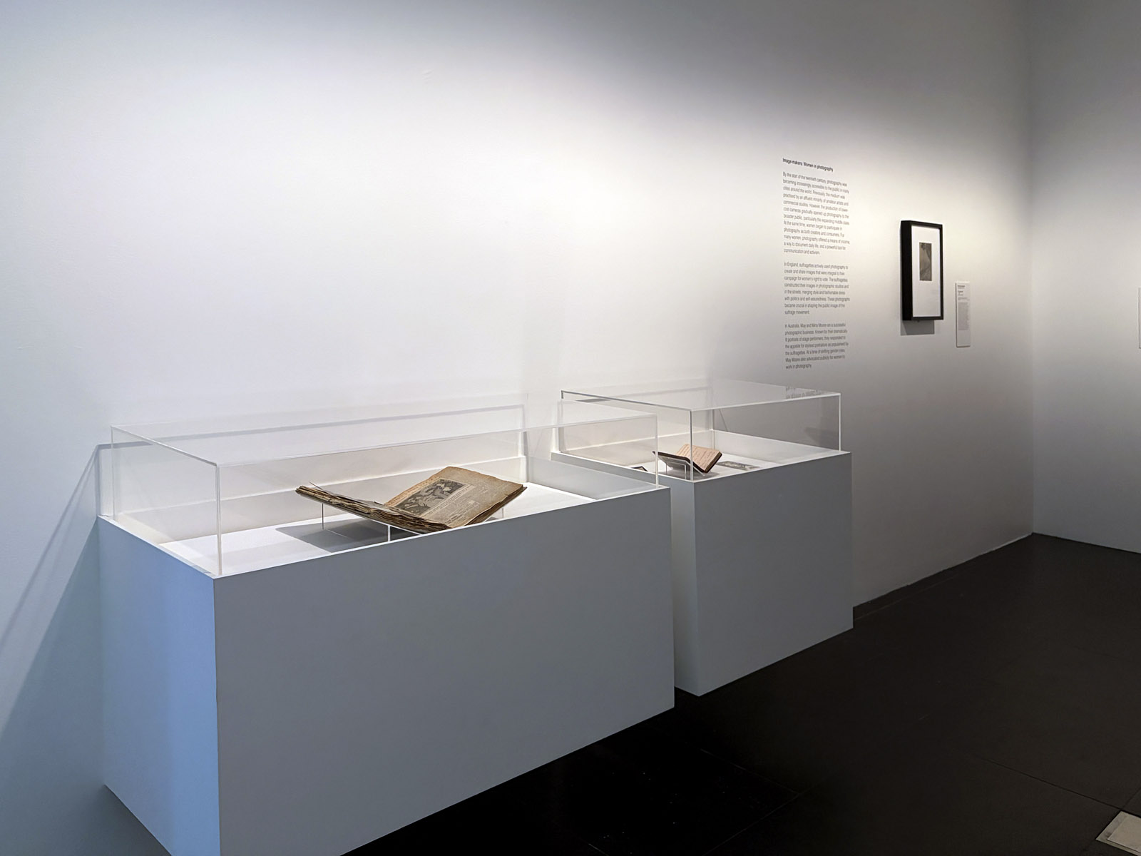 Installation view of the exhibition 'Women Photographers 1900-1975: A Legacy of Light' at NGV International, Melbourne, November 2025 - May 2026 Installation view of the exhibition 'Women Photographers 1900-1975: A Legacy of Light' at NGV International, Melbourne, November 2025 - May 2026