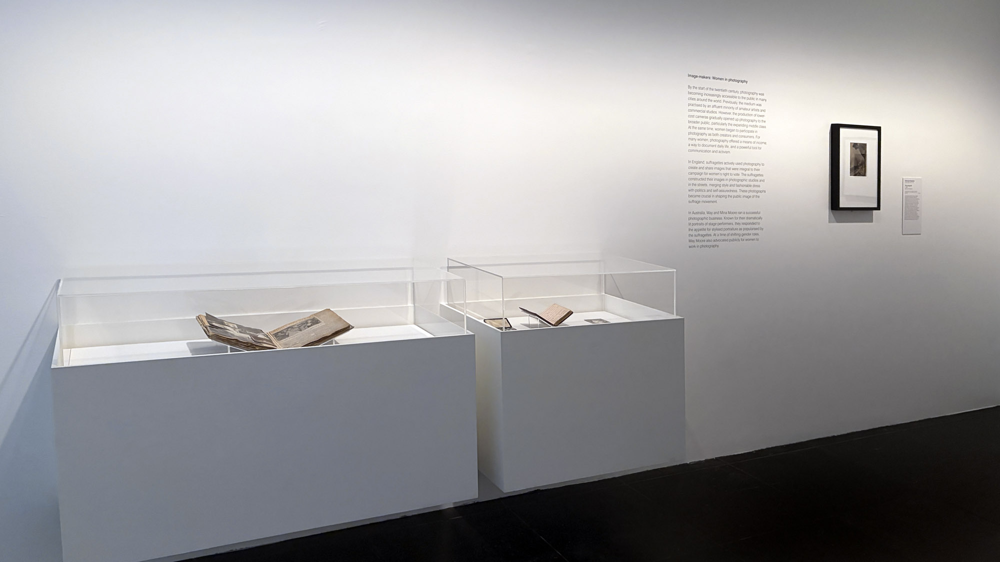 Installation view of the exhibition 'Women Photographers 1900-1975: A Legacy of Light' at NGV International, Melbourne, November 2025 - May 2026 Installation view of the exhibition 'Women Photographers 1900-1975: A Legacy of Light' at NGV International, Melbourne, November 2025 - May 2026