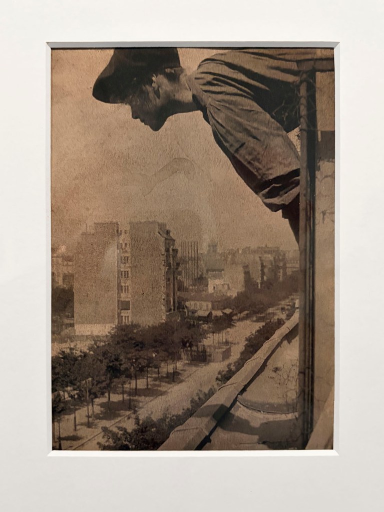 Installation view of the exhibition 'Women Photographers 1900-1975: A Legacy of Light' at NGV International, Melbourne, November 2025 - May 2026 showing Gertrude Kasebier 'The gargoyle' (c. 1900) Installation view of the exhibition 'Women Photographers 1900-1975: A Legacy of Light' at NGV International, Melbourne, November 2025 - May 2026 showing Gertrude Kasebier 'The gargoyle' (c. 1900)