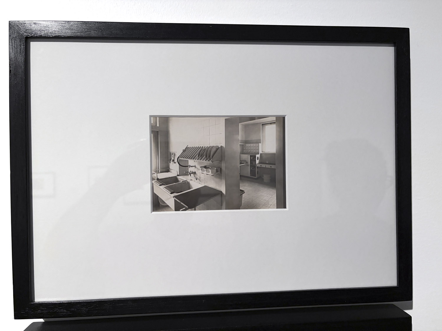 Lucia Moholy (British born Czech, 1894-1989) 'Bauhaus residences Dessau, kitchen – sideboard' (Bauhaussiedlung Dessau, küche – anrichte) 1926 (installation view) Lucia Moholy (British born Czech, 1894-1989) 'Bauhaus residences Dessau, kitchen – sideboard' (Bauhaussiedlung Dessau, küche – anrichte) 1926 (installation view)