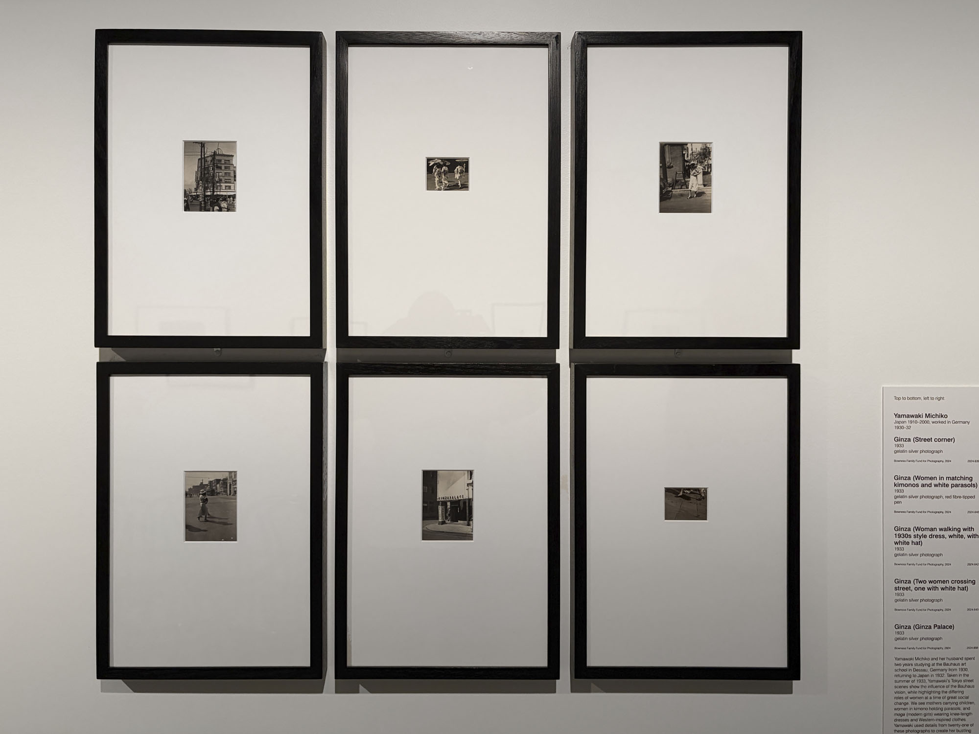 Installation view of the exhibition 'Women Photographers 1900-1975: A Legacy of Light' at NGV International, Melbourne, November 2025 - May 2026