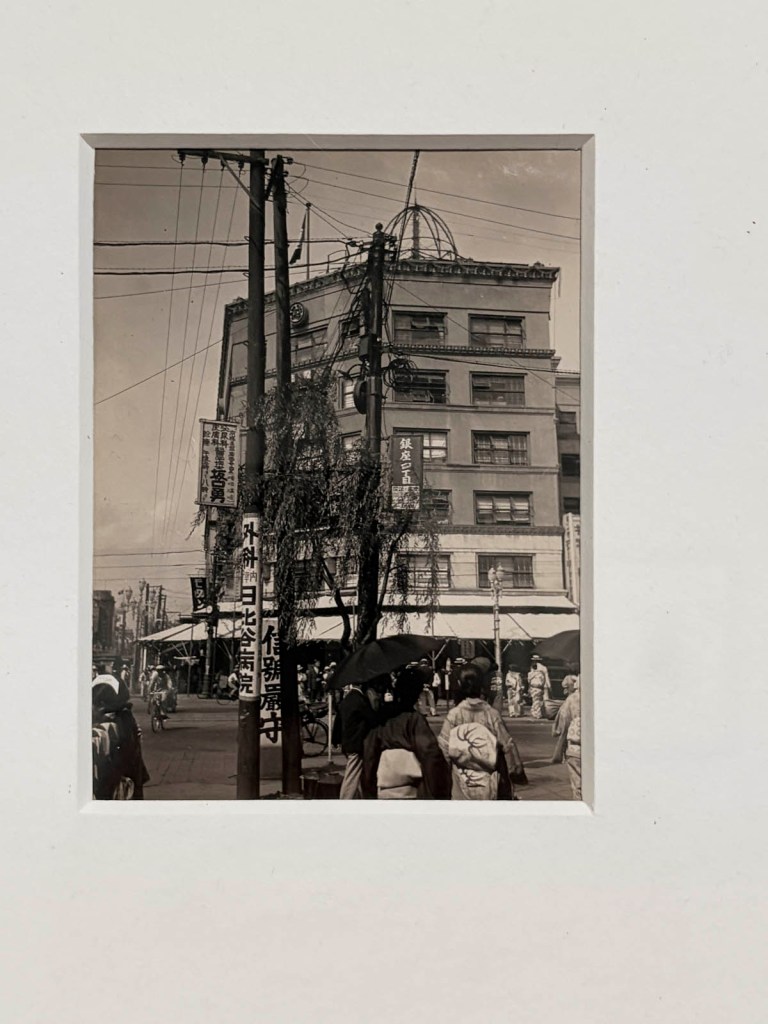 Yamawaki Michiko (Japan, 1910-2000, worked in Germany 1930-1932) 'Ginza (Street corner)' 1932 (installation view) Yamawaki Michiko (Japan, 1910-2000, worked in Germany 1930-1932) 'Ginza (Street corner)' 1932 (installation view)