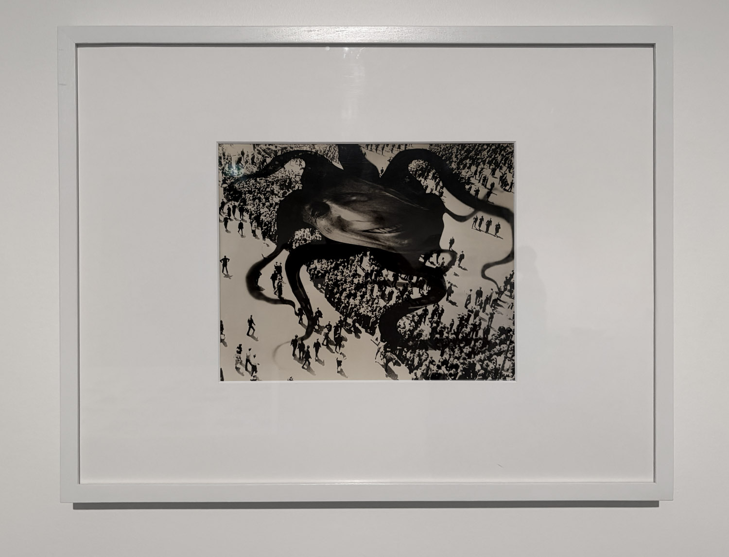 Barbara Morgan (American, 1900-1992) 'Hearst over the people' c. 1938-1939 (installation view) Barbara Morgan (American, 1900-1992) 'Hearst over the people' c. 1938-1939 (installation view)