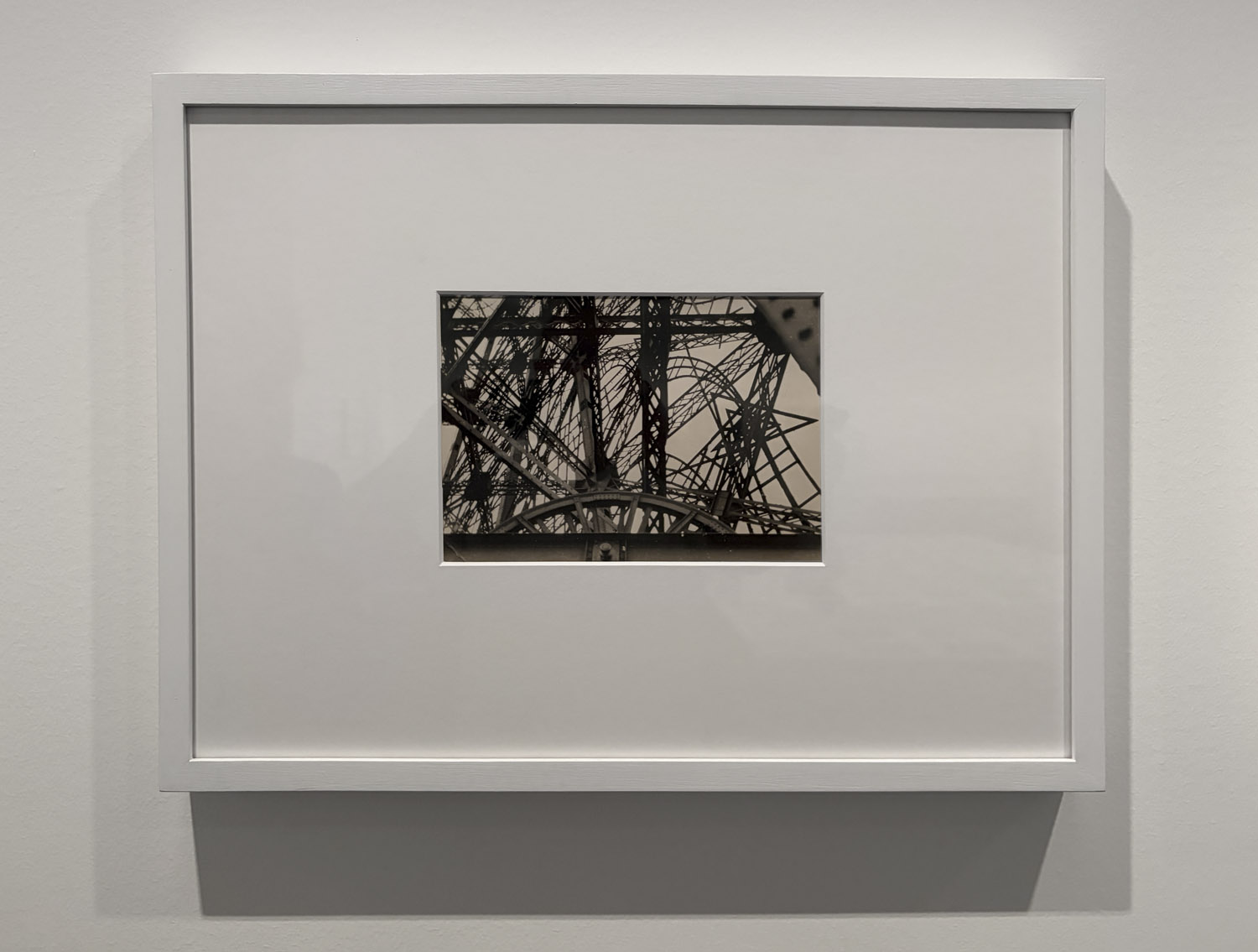 Germaine Krull (Dutch born Germany, 1897-1985) 'The Eiffel Tower' c. 1928 (installation view) Germaine Krull (Dutch born Germany, 1897-1985) 'The Eiffel Tower' c. 1928 (installation view)