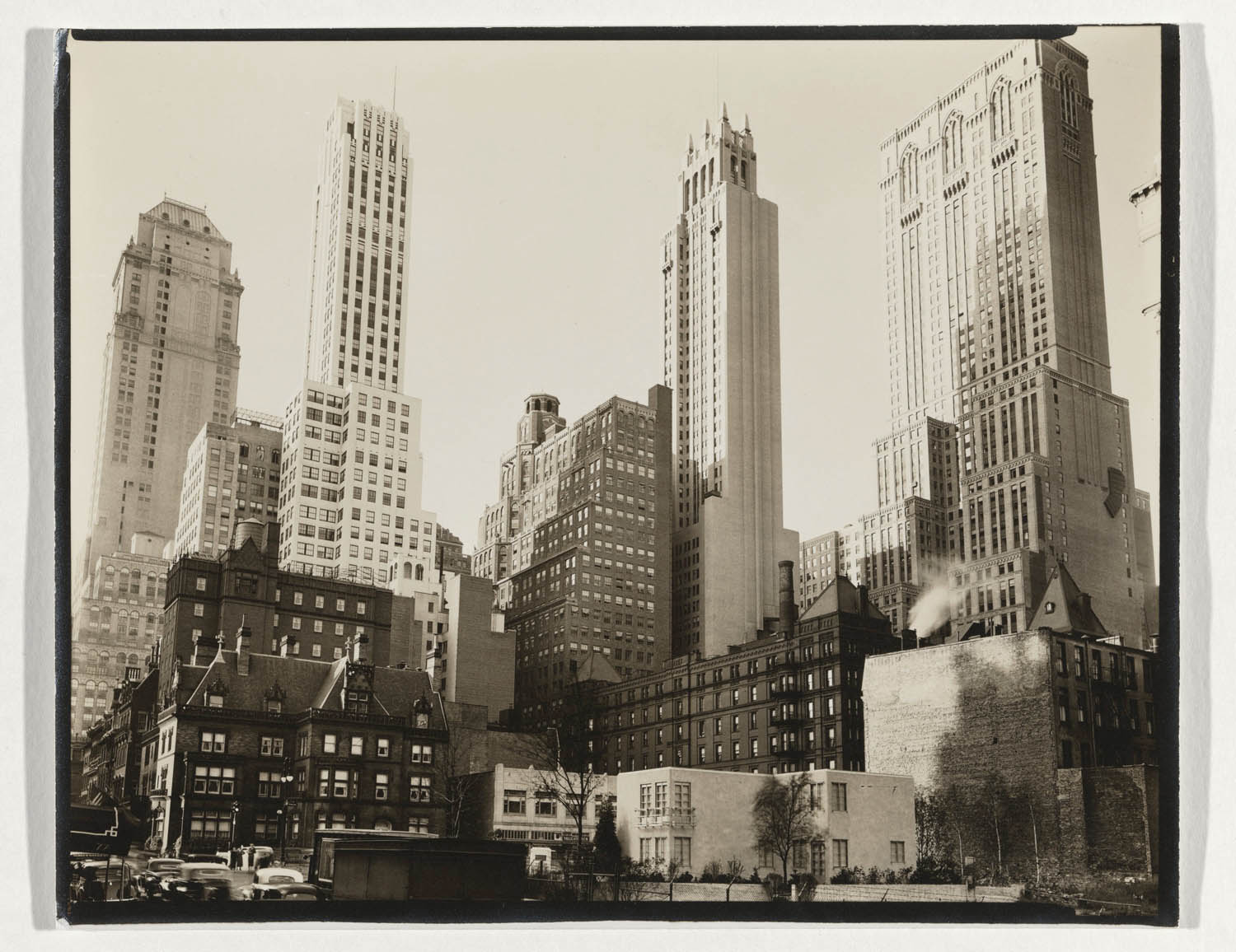 Berenice Abbott (American, 1898-1991) 'Park Avenue and Thirty-ninth Street, Manhattan, October 8' 1936 Berenice Abbott (American, 1898-1991) 'Park Avenue and Thirty-ninth Street, Manhattan, October 8' 1936