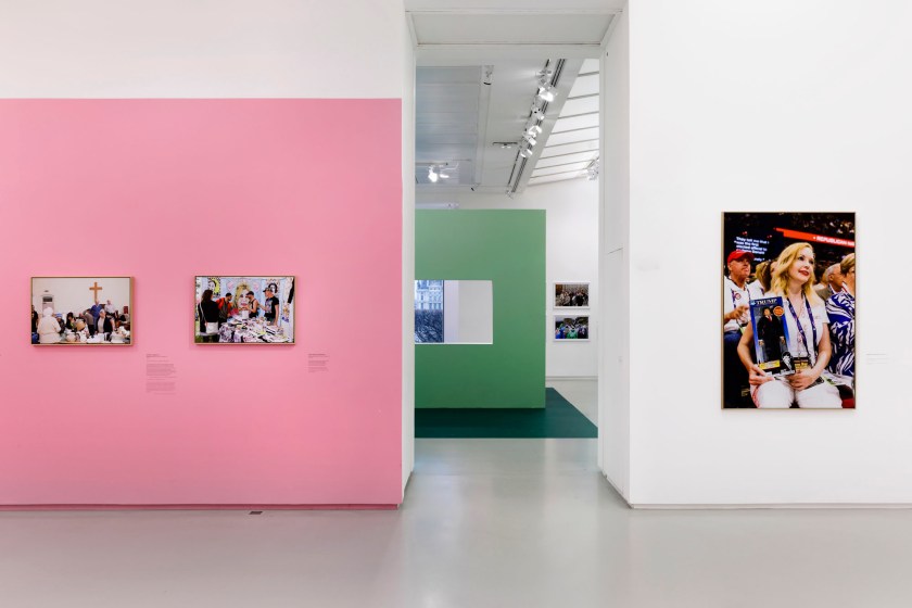 Installation view of the exhibition 'Martin Parr: Global Warning' at Jeu de Paume, Paris, January - May, 2026