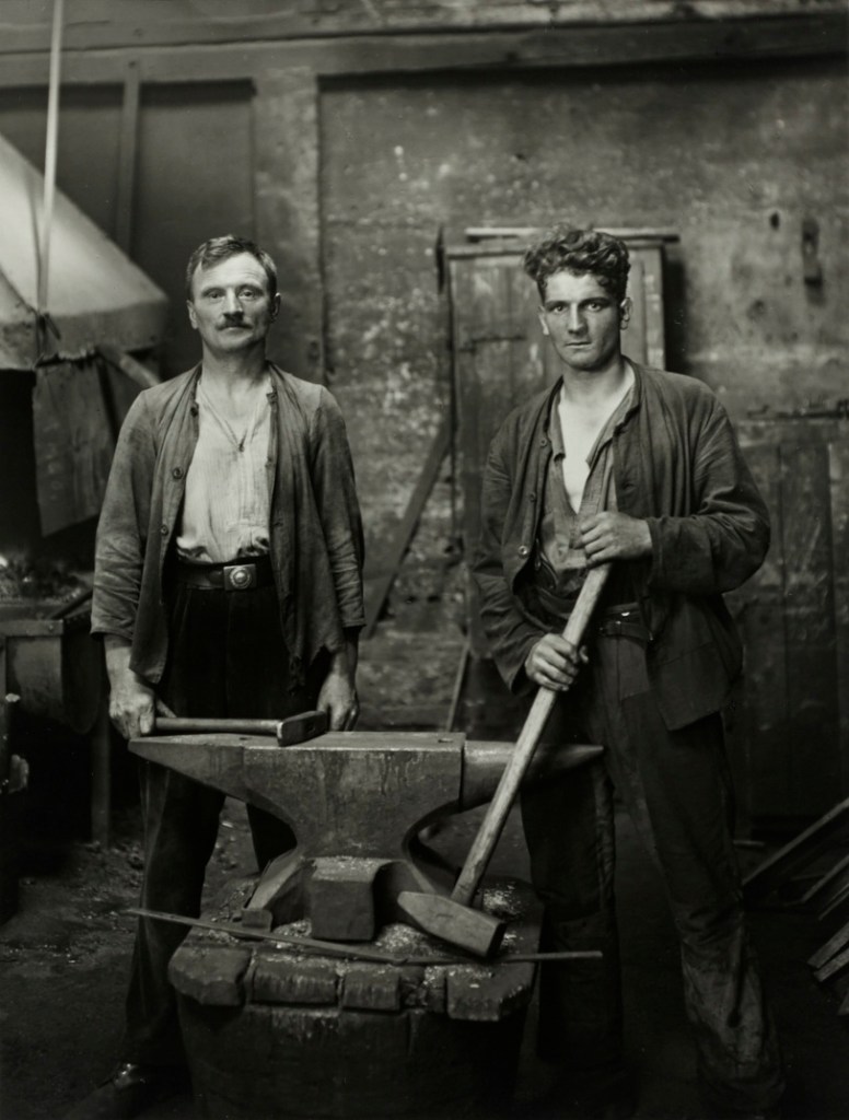 August Sander (German, 1876-1964) 'Blacksmiths' 1926, printed c. 1990-1999