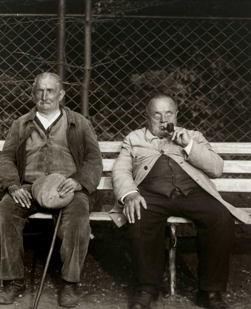 August Sander (German, 1876-1964) 'Blind Miner and Blind Soldier' c. 1930, printed c. 1990-1999