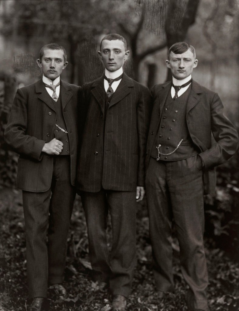 August Sander (German, 1876-1964) 'Country Lads from the Westerwald' 1912, printed c. 1990-1999