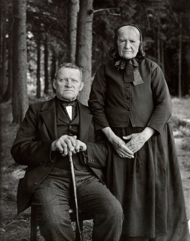 August Sander (German, 1876-1964) 'Farmer Couple - Propriety and Harmony' 1912, printed c. 1990–1999