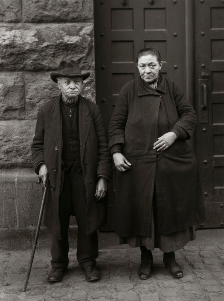 August Sander (German, 1876-1964) 'Married Beggar Couple, Neuwied' 1928, printed c. 1990-1999