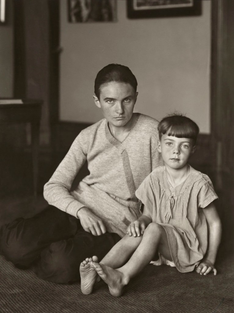 August Sander (German, 1876-1964) 'Mother and Daughter [Helene Abelen with Daughter Josepha]' c. 1926, printed c. 1990-1999