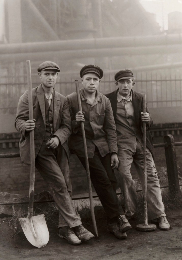 August Sander (German, 1876-1964) 'Road Workers in the Ruhr Region' c. 1928, printed c. 1990-1999