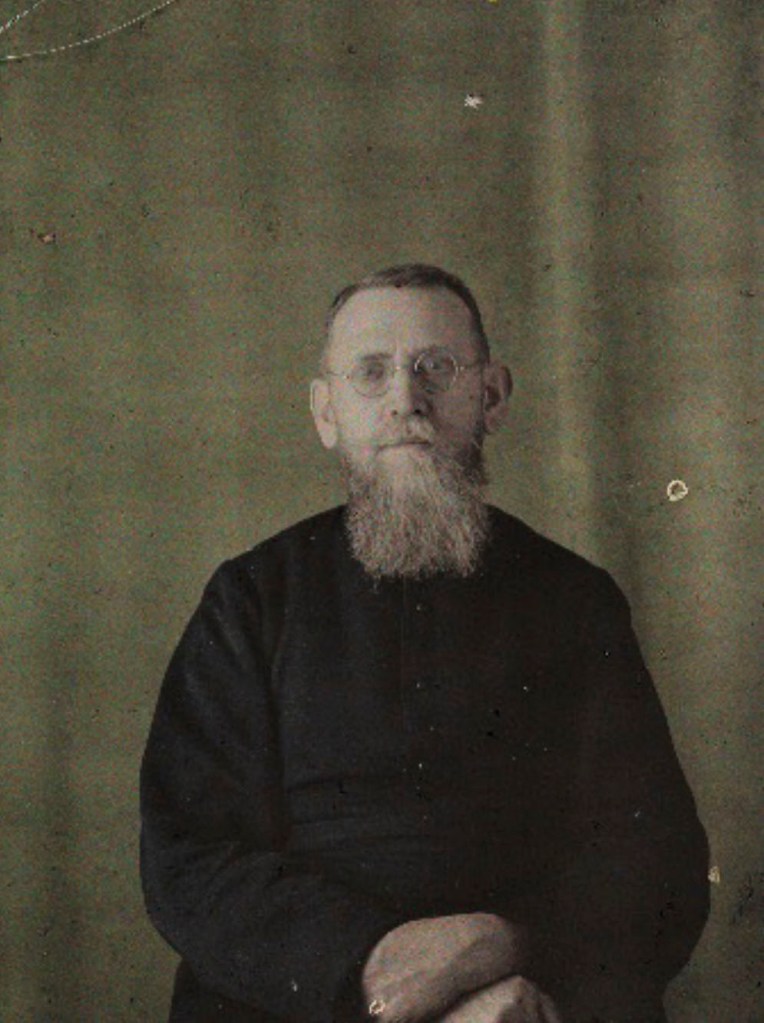 Auguste Léon (French, 1857-1942) 'Portrait du révérend père Aupiais, Boulogne-sur-Seine, 9 août 1927' (Portrait of Reverend Father Aupiais, Boulogne-sur-Seine, August 9, 1927) 1927