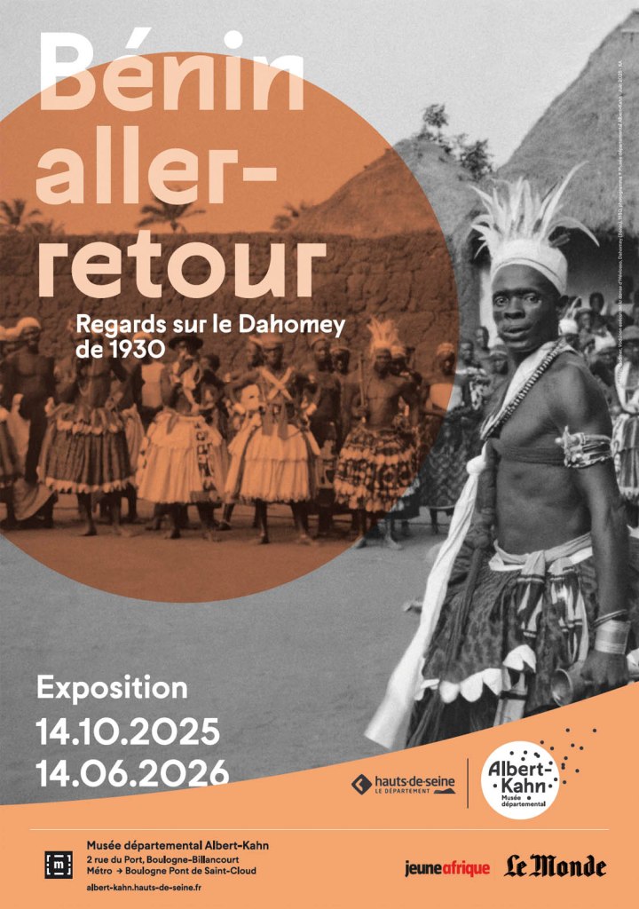'A Return Trip to Benin. Shared Perspectives on Dahomey in 1930' exhibition poster