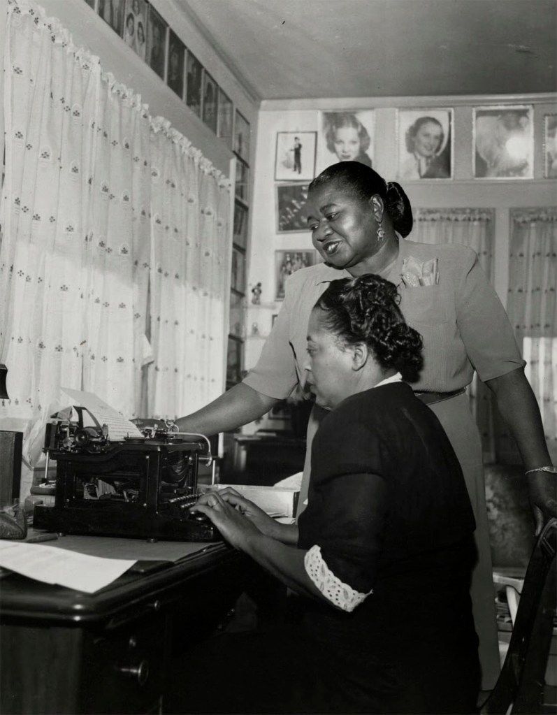 Unknown photographer. 'Hattie McDaniel and Ruby Berkley Goodwin' c. 1948