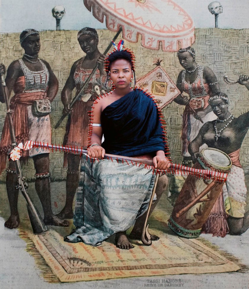 Ishola Akpo (Benin, b. 1983) 'Trace d’une reine I' 2020
