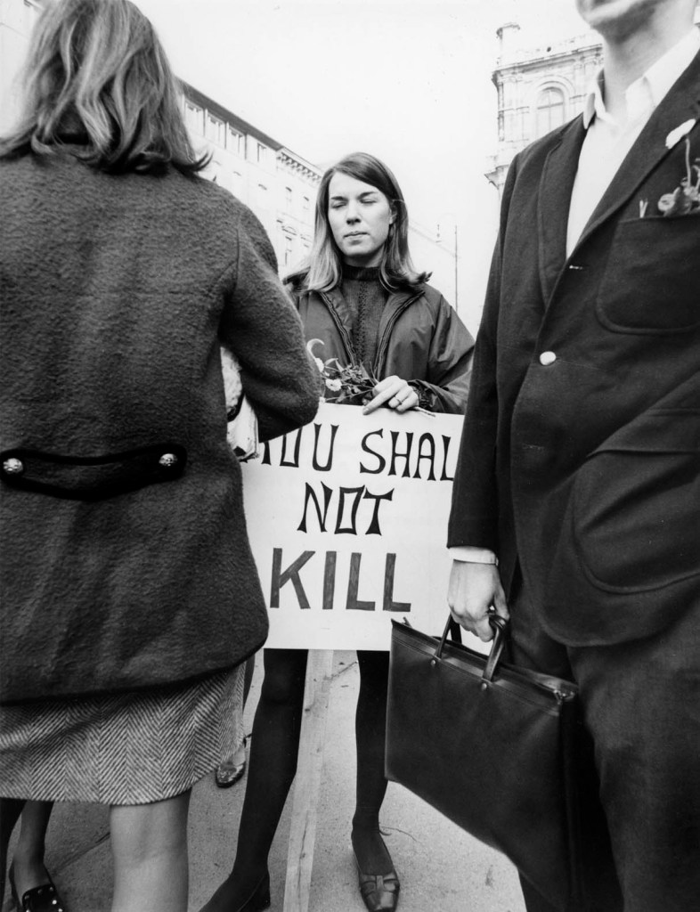 Barbara Pflaum (Austrian, 1912-2002) 'Anti-Vietnam War demonstration as part of the May 1st rally on the Ringstraße, Vienna' 1970