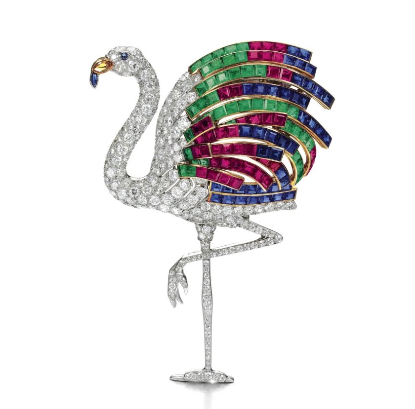 Flamingo Brooch, Cartier Paris, 1940
