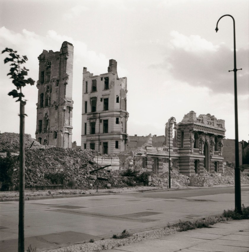 Elsa Thiemann (German born Poland, 1910-1981) 'Berlin Ruinen' (Berlin Ruins) c. 1945