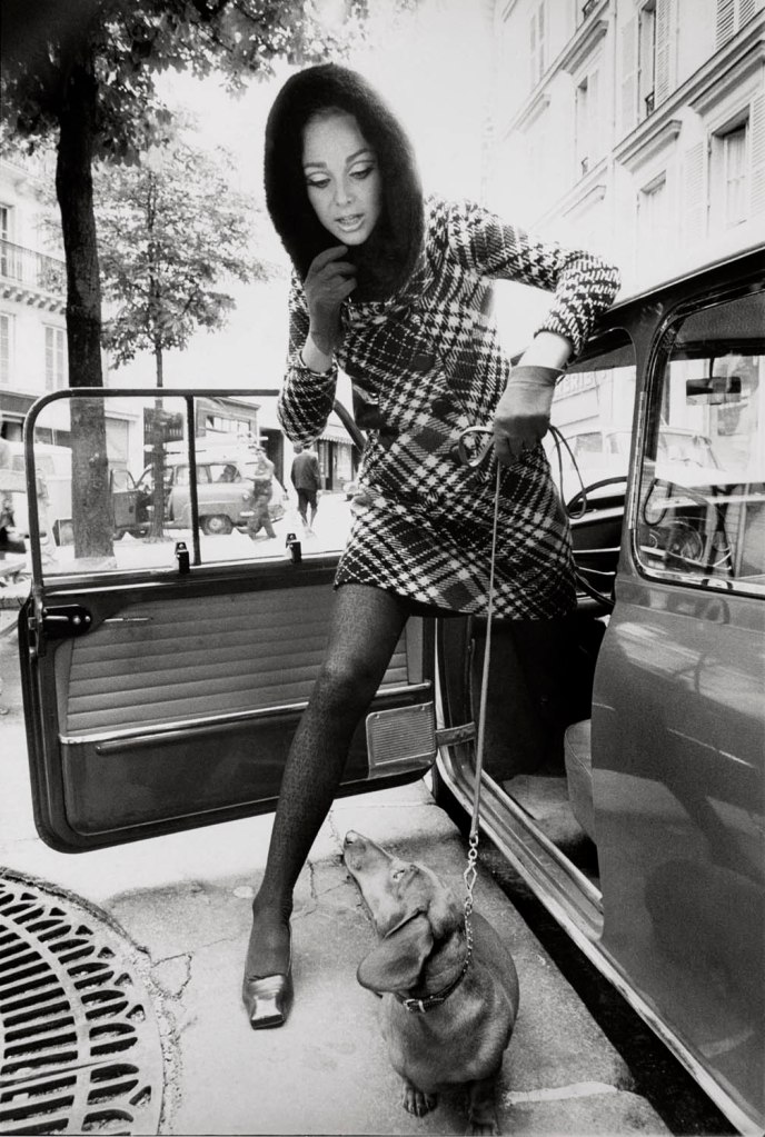 F.C. Gundlach (German, 1926-2021) 'Karin Mossberg in a Shetland costume by Pierre Cardin', Paris, 1966
