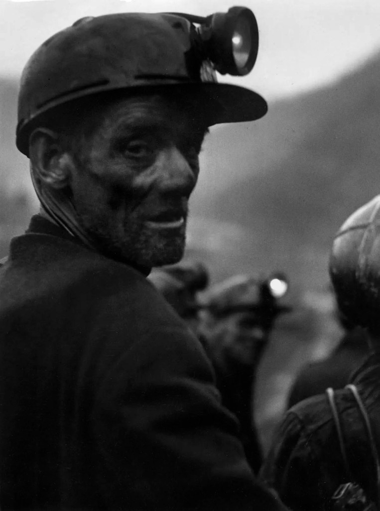 Fons Ianelli (American, 1917-1988) 'Jim Faye returning from the mines, Harlan County, Appalachia' 1946