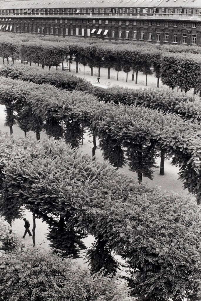 Henri Cartier-Bresson (French, 1908-2004) 'Gardens of the Palais Royal, Paris, France' 1961