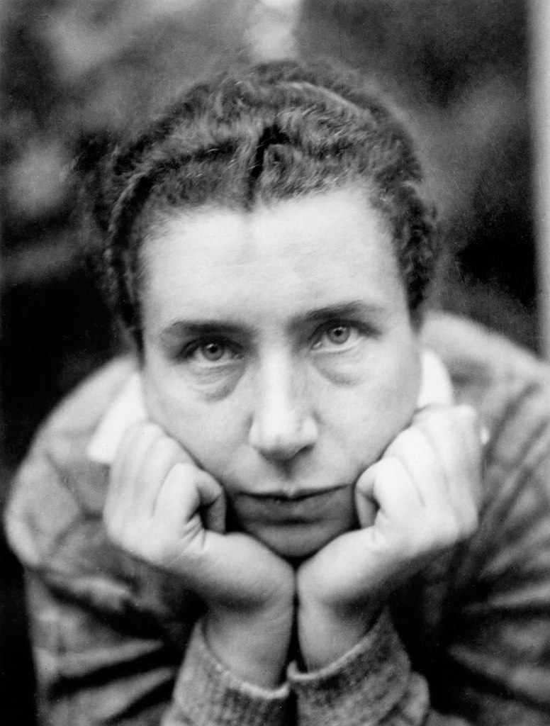 Lucia Moholy (British born Czech, 1894-1989) 'Selbstporträt' (Self-portrait) 1930