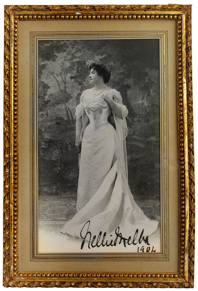 Unknown photographer. 'Photograph of Nellie Melba' 1904