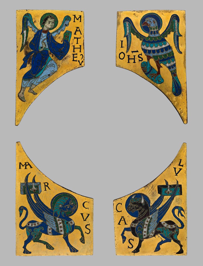 Unknown maker (French) 'Plaques with the Symbol of the Evangelist John' c. 1100