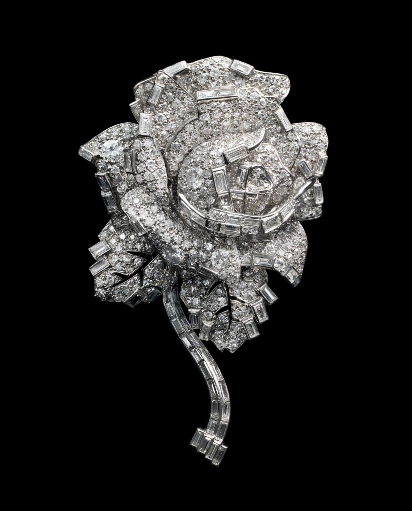 Rose Clip Brooch, Cartier London, special order, 1938