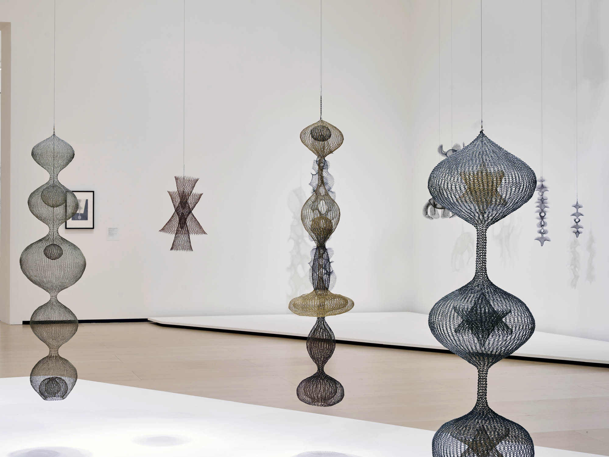Installation view of the exhibition 'Ruth Asawa: Retrospective' at the Guggenheim Museum Bilbao, March - September, 2026