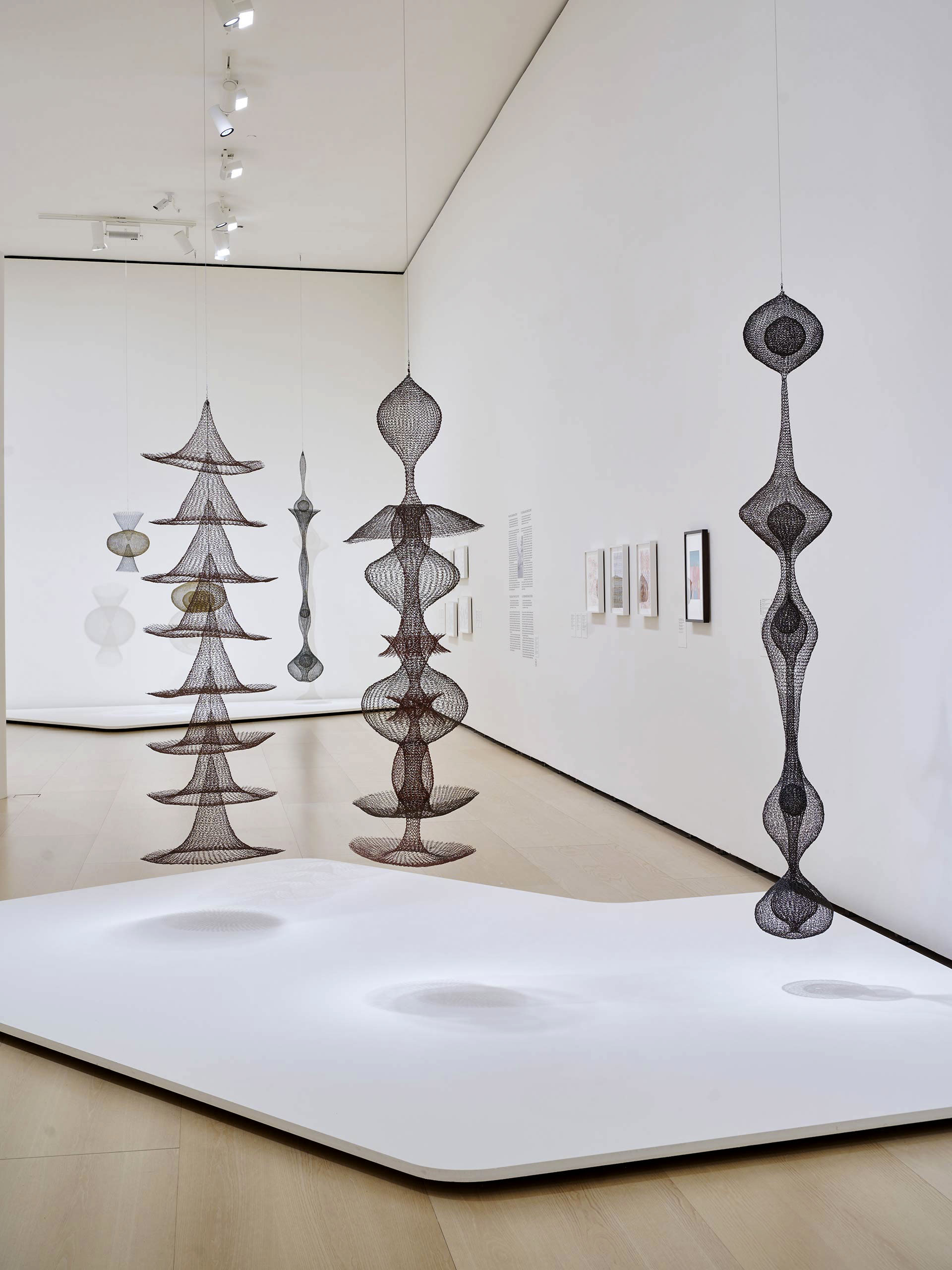 Installation view of the exhibition 'Ruth Asawa: Retrospective' at the Guggenheim Museum Bilbao, March - September, 2026