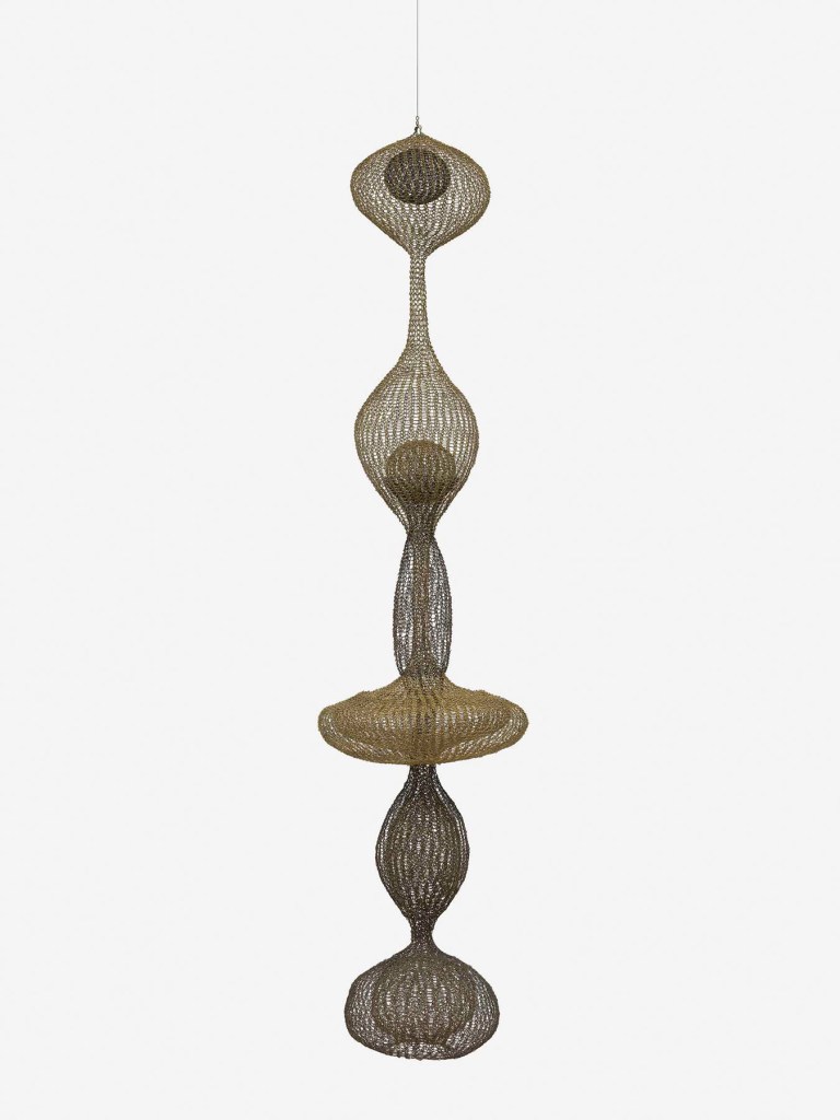 Ruth Asawa (American, 1926-2013) 'Untitled' (S.270, Hanging Six-Lobed, Interlocking Continuous Form within a Form with Spheres in the First and Second Lobes) 1955, refabricated 1957-58 Ruth Asawa (American, 1926-2013) 'Untitled' (S.270, Hanging Six-Lobed, Interlocking Continuous Form within a Form with Spheres in the First and Second Lobes) 1955, refabricated 1957-58