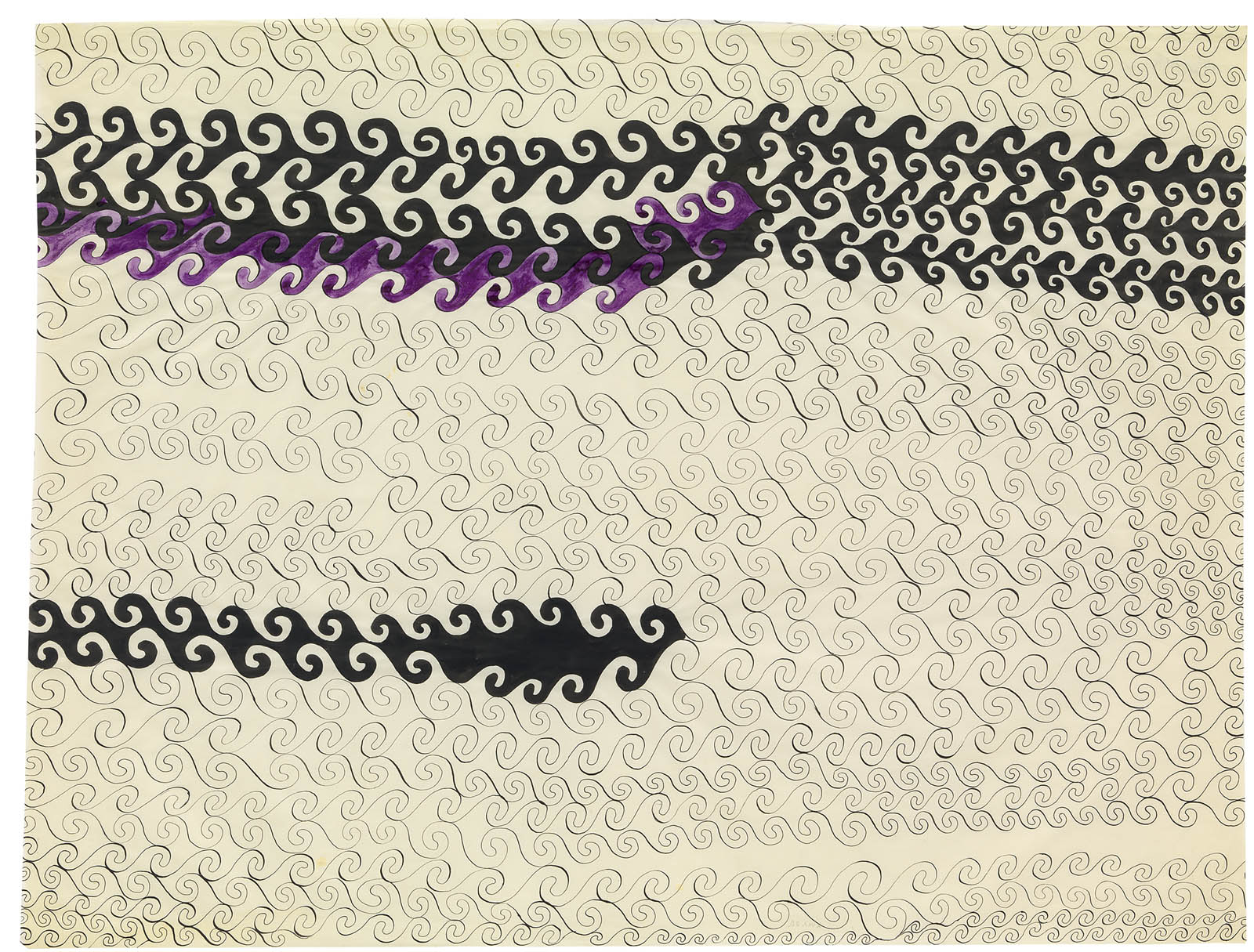 Ruth Asawa (American, 1926-2013) 'Untitled' (BMC.58, Meander – Curved Lines) c. 1948 Ruth Asawa (American, 1926-2013) 'Untitled' (BMC.58, Meander – Curved Lines) c. 1948